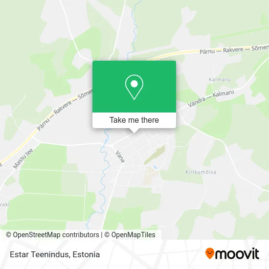 Estar Teenindus map