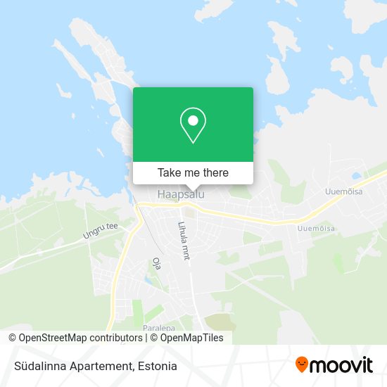 Südalinna Apartement map