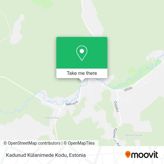 Kadunud Külanimede Kodu map