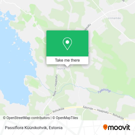 Passiflora Küünikohvik map