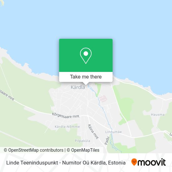Linde Teeninduspunkt - Numitor Oü Kärdla map