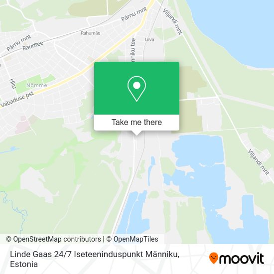 Linde Gaas 24 / 7 Iseteeninduspunkt Männiku map
