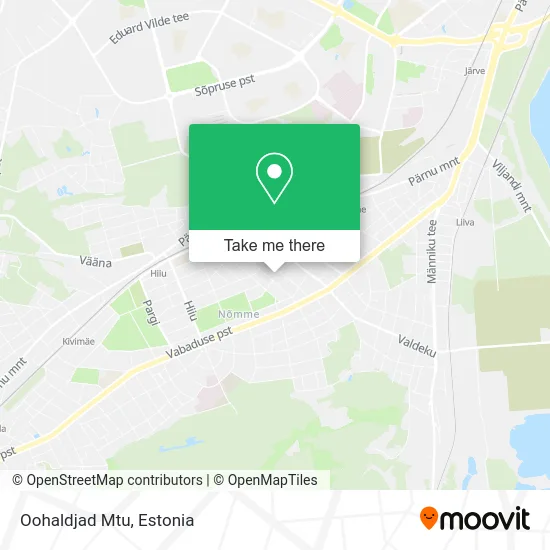 Карта Oohaldjad Mtu