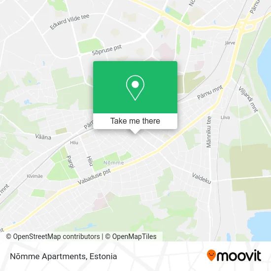 Nõmme Apartments map