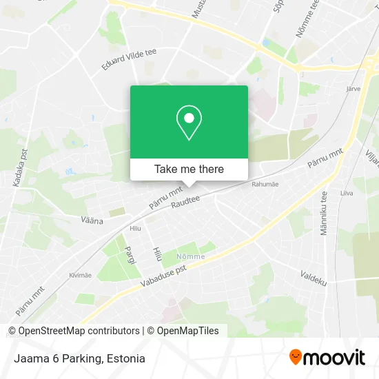 Jaama 6 Parking map