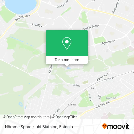 Nõmme Spordiklubi Biathlon map
