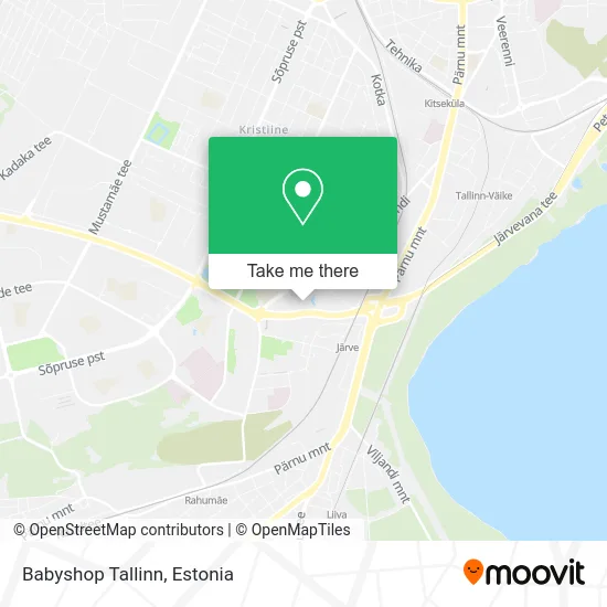 Карта Babyshop Tallinn