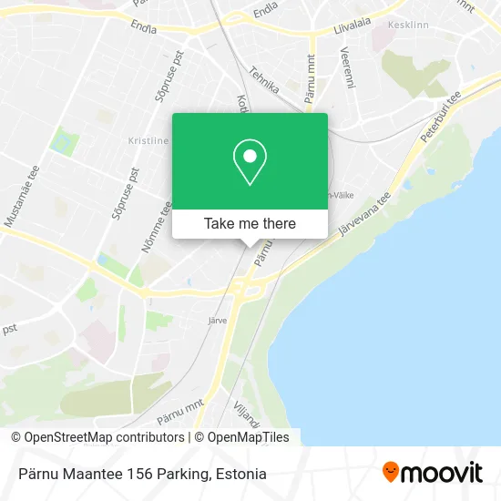 Карта Pärnu Maantee 156 Parking