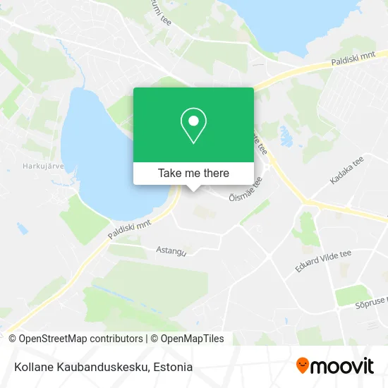 Карта Kollane Kaubanduskesku
