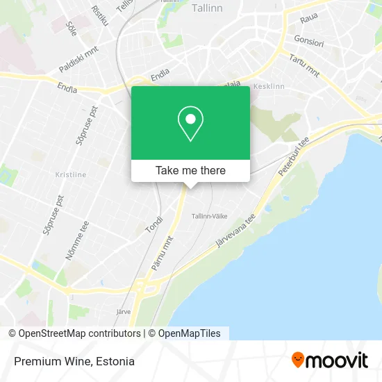 Premium Wine map