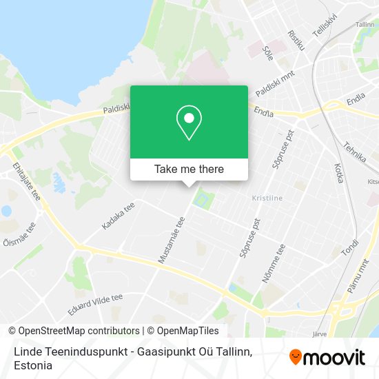 Linde Teeninduspunkt - Gaasipunkt Oü Tallinn map