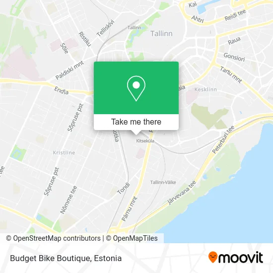 Карта Budget Bike Boutique
