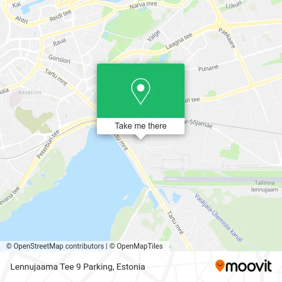 Lennujaama Tee 9 Parking map