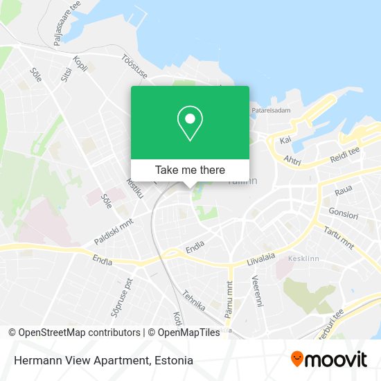 Hermann View Apartment map