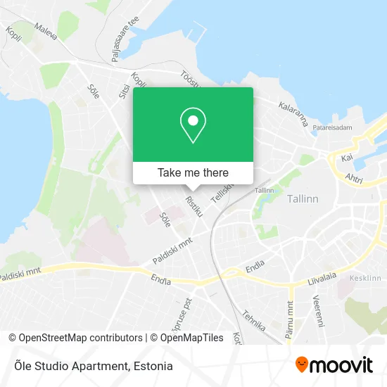 Õle Studio Apartment map