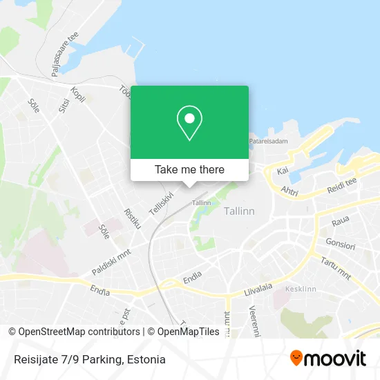 Карта Reisijate 7/9 Parking