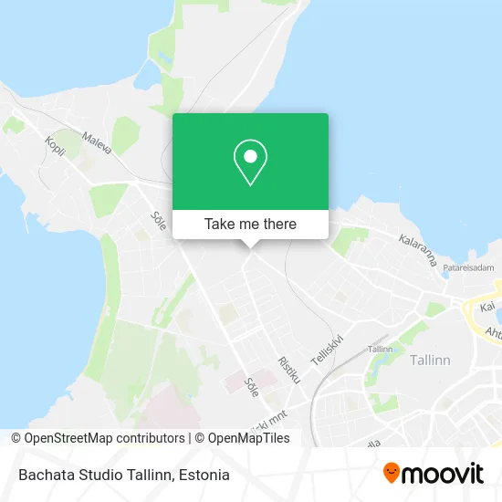 Карта Bachata Studio Tallinn