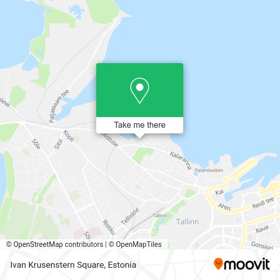 Ivan Krusenstern Square map