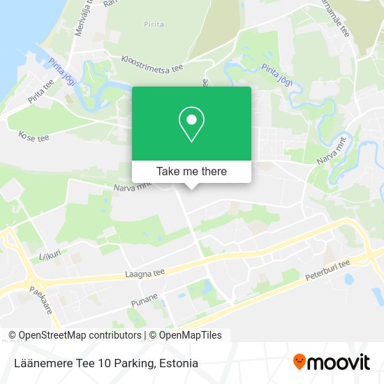 Läänemere Tee 10 Parking map