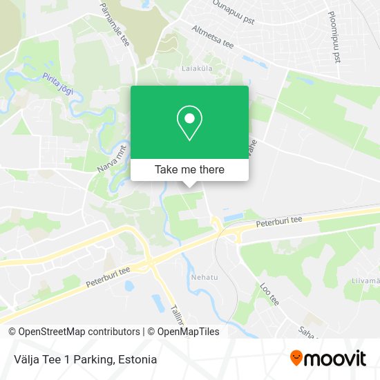 Välja Tee 1 Parking map