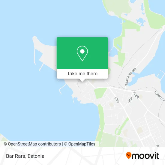 Карта Bar Rara
