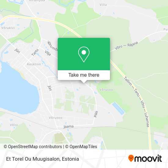 Карта Et Torel Ou Muugisalon