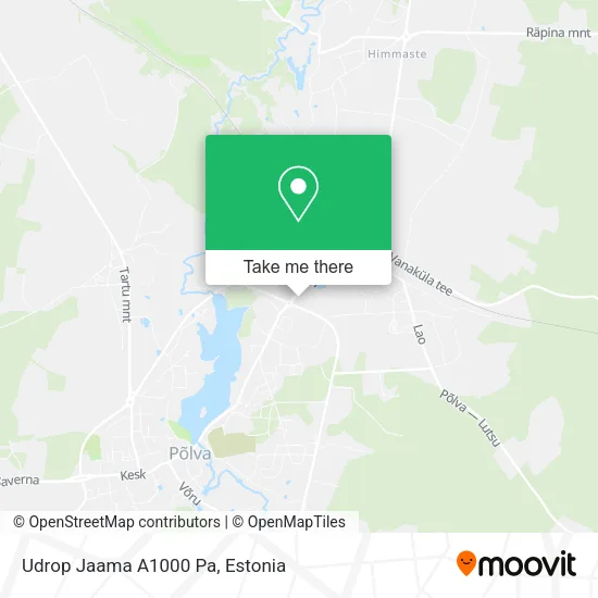 Udrop Jaama A1000 Pa map