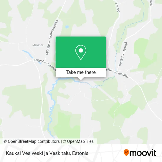 Карта Kauksi Vesiveski ja Veskitalu
