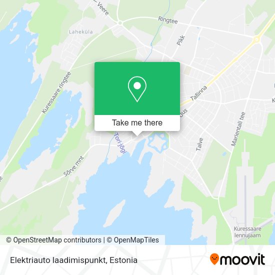 Карта Elektriauto laadimispunkt