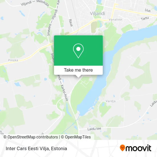Inter Cars Eesti Vilja map