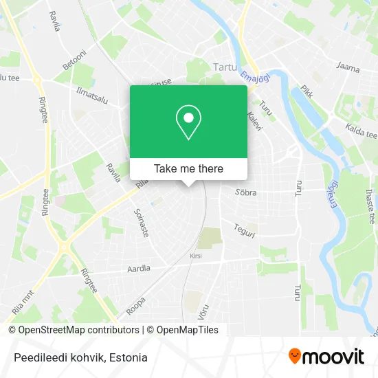 Карта Peedileedi kohvik