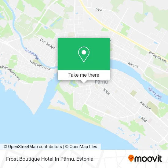 Frost Boutique Hotel In Pärnu map