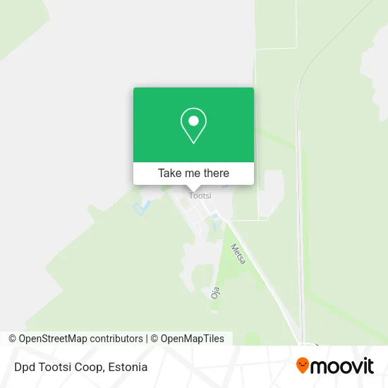 Карта Dpd Tootsi Coop