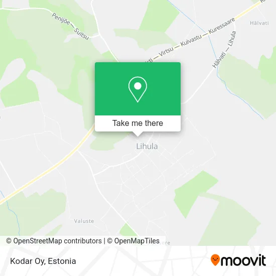 Карта Kodar Oy