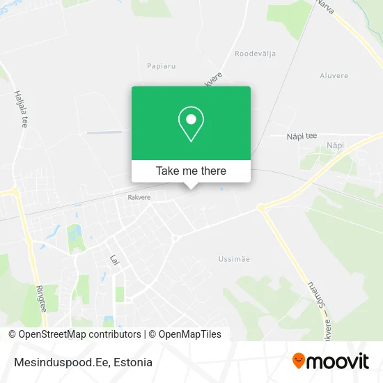 Карта Mesinduspood.Ee