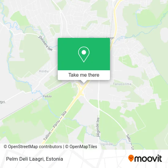 Карта Pelm Deli Laagri