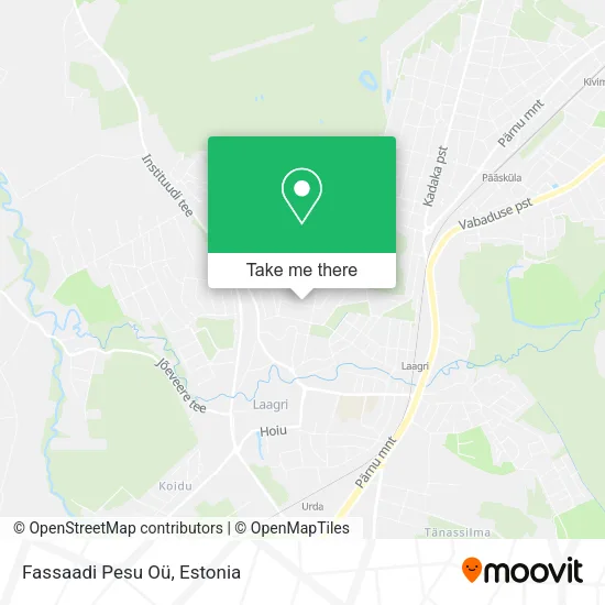 Fassaadi Pesu Oü map
