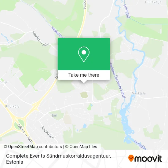 Карта Complete Events Sündmuskorraldusagentuur