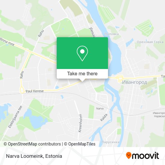 Карта Narva Loomeink
