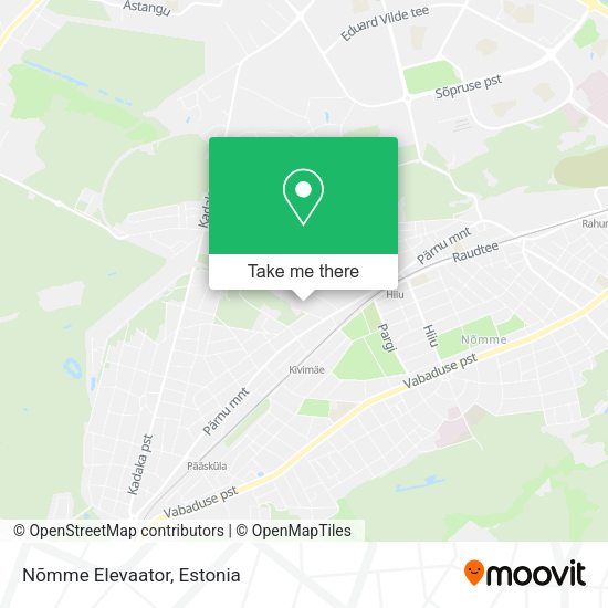 Карта Nõmme Elevaator