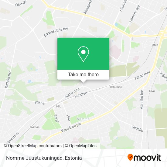 Карта Nomme Juustukuningad