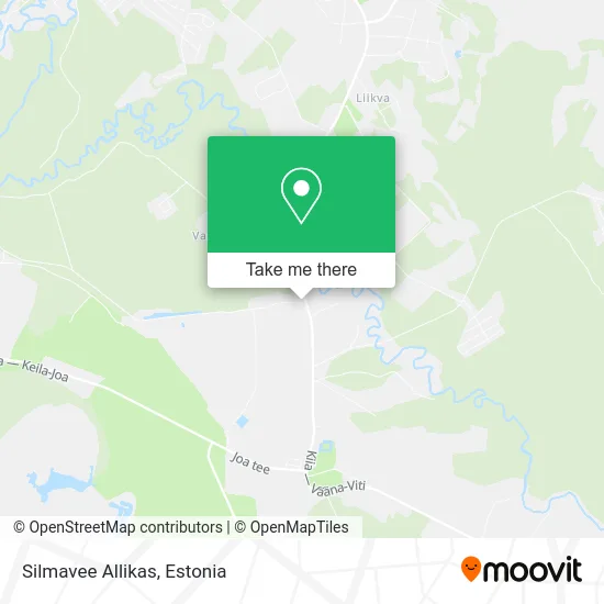 Карта Silmavee Allikas