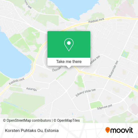 Карта Korsten Puhtaks Ou