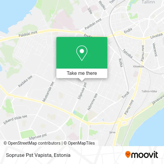 Карта Sopruse Pst Vapista