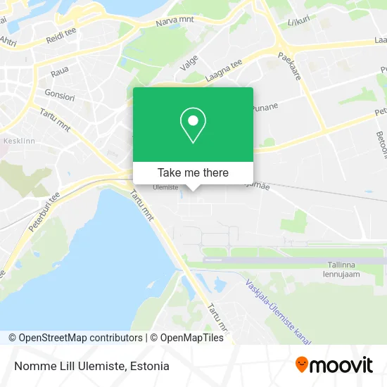 Карта Nomme Lill Ulemiste
