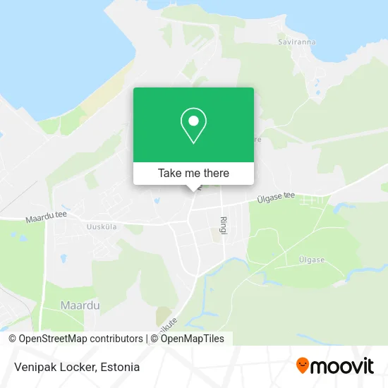 Карта Venipak Locker
