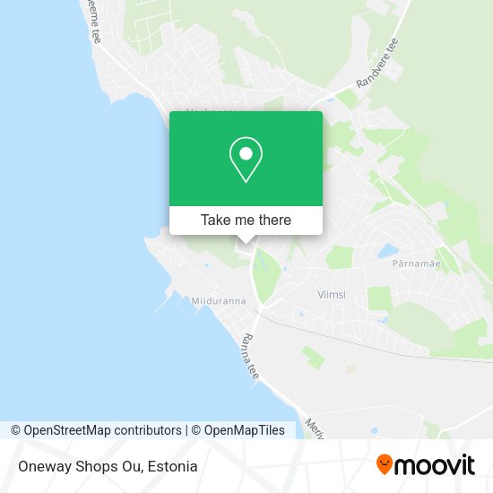 Карта Oneway Shops Ou
