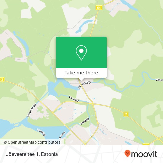 Jõeveere tee 1 map