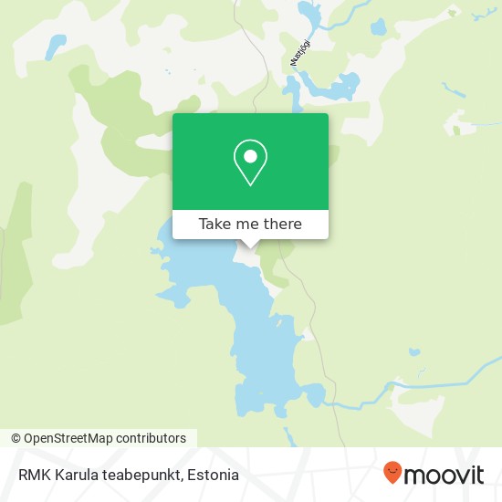 RMK Karula teabepunkt map