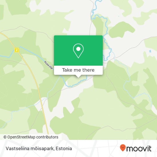 Vastseliina mõisapark map